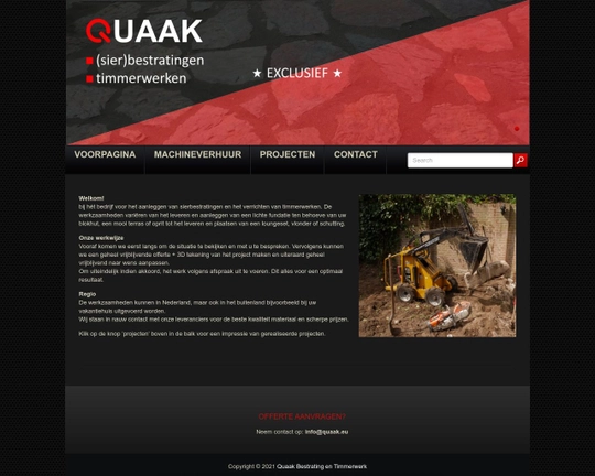Stratenmakersbedrijf Quaak Logo