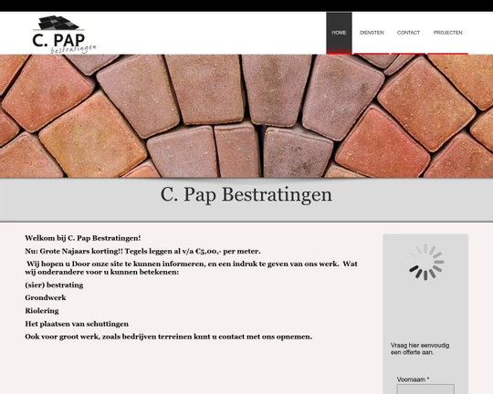 C. Pap Bestratingen Logo