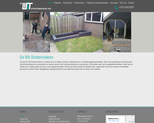 De Wit Stratenmaker Logo