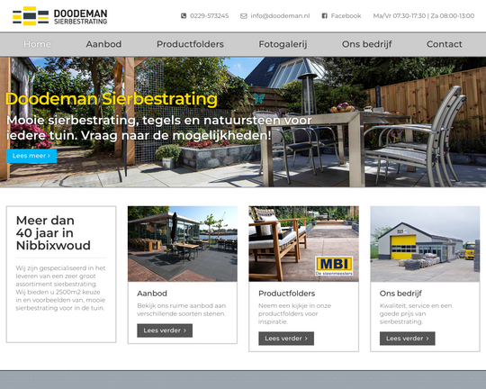 Doodeman Sierbestrating Logo