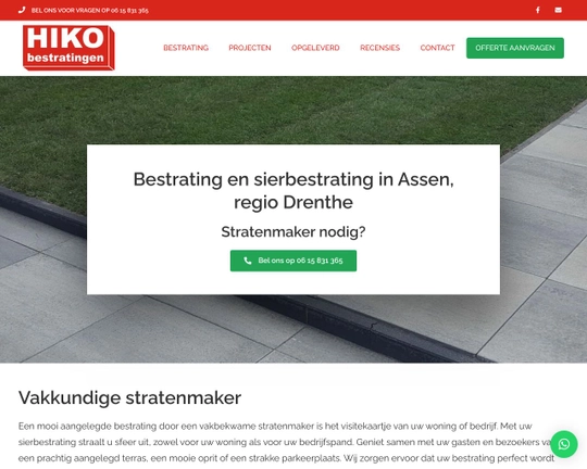 Hiko Bestratingen Logo