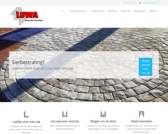 Luwa Sierbestratingen Logo