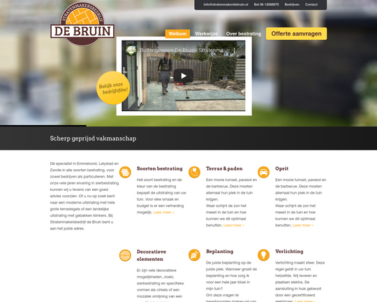 Stratenmaker De Bruin Logo