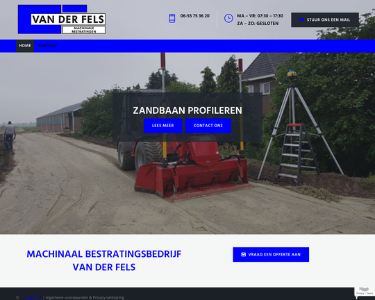 Van der Fels Bestratingen Logo