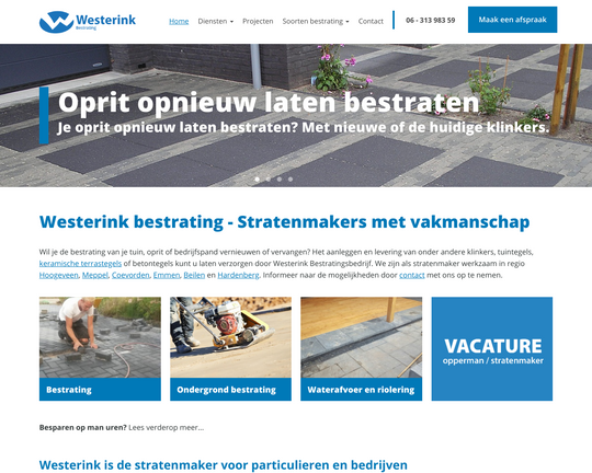 Westerink Bestrating Logo
